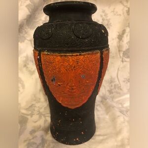 Authentic 1920’s, Art Deco, Tokanabe Ware 10” Pottery Vase from Japan